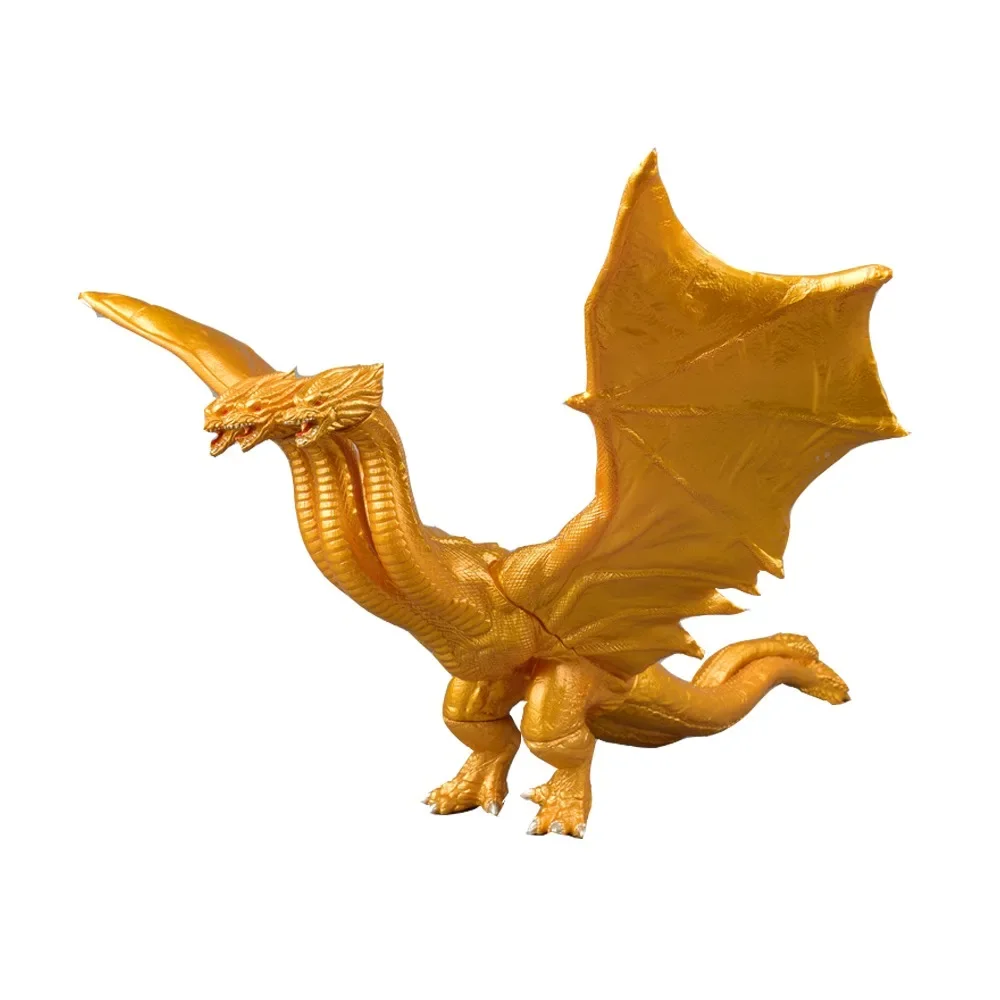 子供のための3つの頭のドラゴンのおもちゃ,柔らかいゴム製の人形のモデル,可動関節の装飾,複数のオプション,子供のためのクリスマスプレゼント