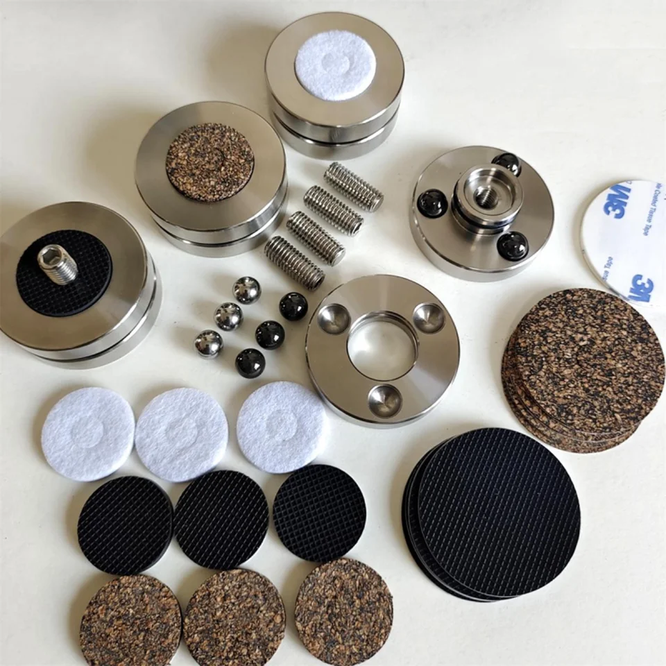 

HiFi Audio Stainless Steel Speaker Stand Foot Pad Anti-shock Absorber Spike FE Isolation Feet for Floor Speaker Rack