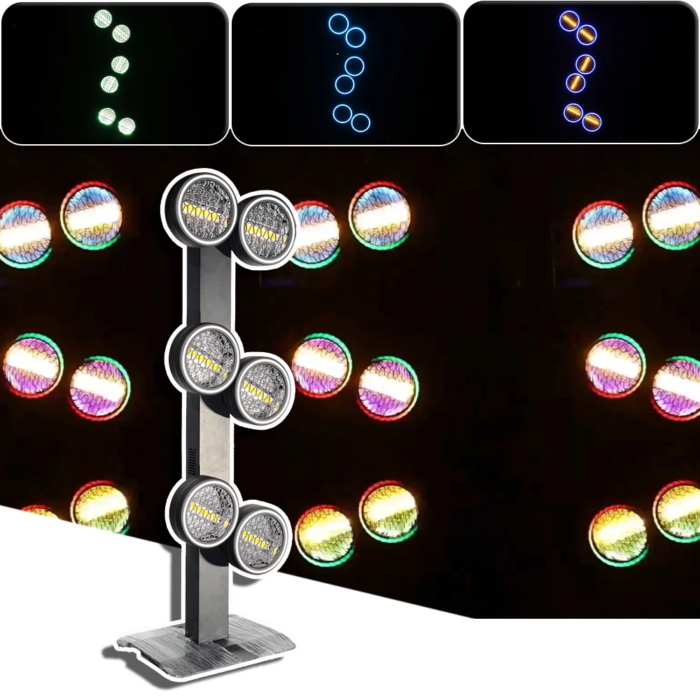 

NEW 300W Rotating Retro Light Audience Light LED RGB Wall Par Lamp DMX512 For Party Club DJ Disco Christmas Stage Lighting