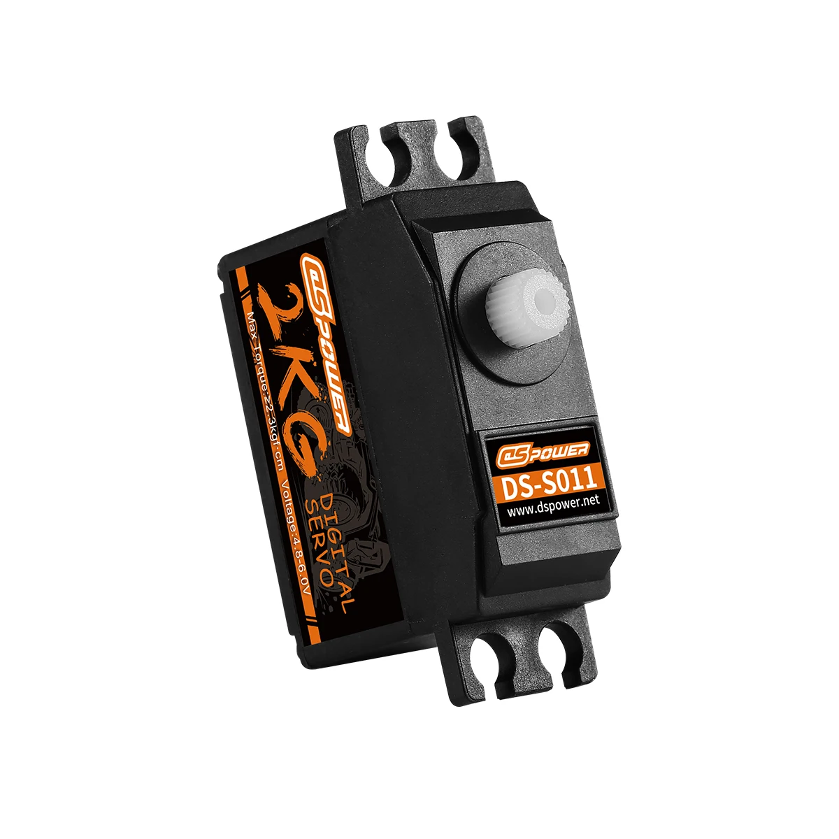 Dspower 2kg Micro Digital Servo Plastic Gear 3.5kg 4.8~6.0V DC for RC Plane Helicopter Aircraft Glider Wltoys Model Accessories