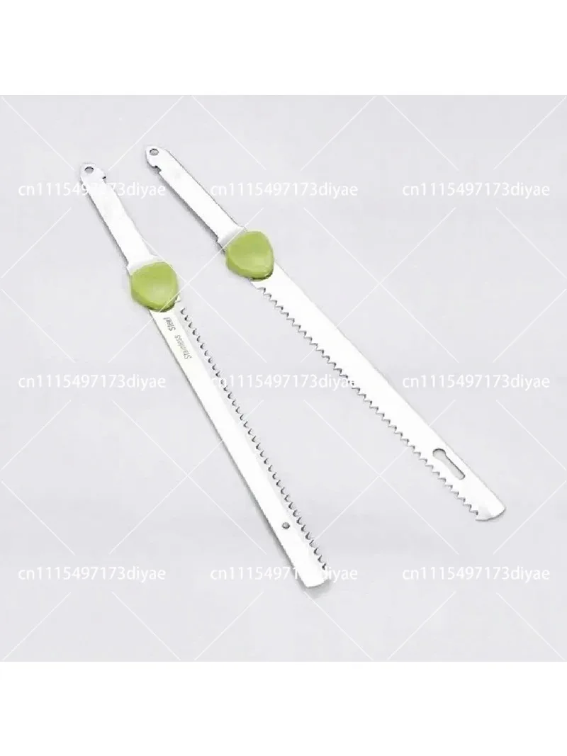 Stainless Steel Electric Bread Knife for Cake Toast Sandwich Cutting, Serrated Food Slicer Tool for Kitchen Baking