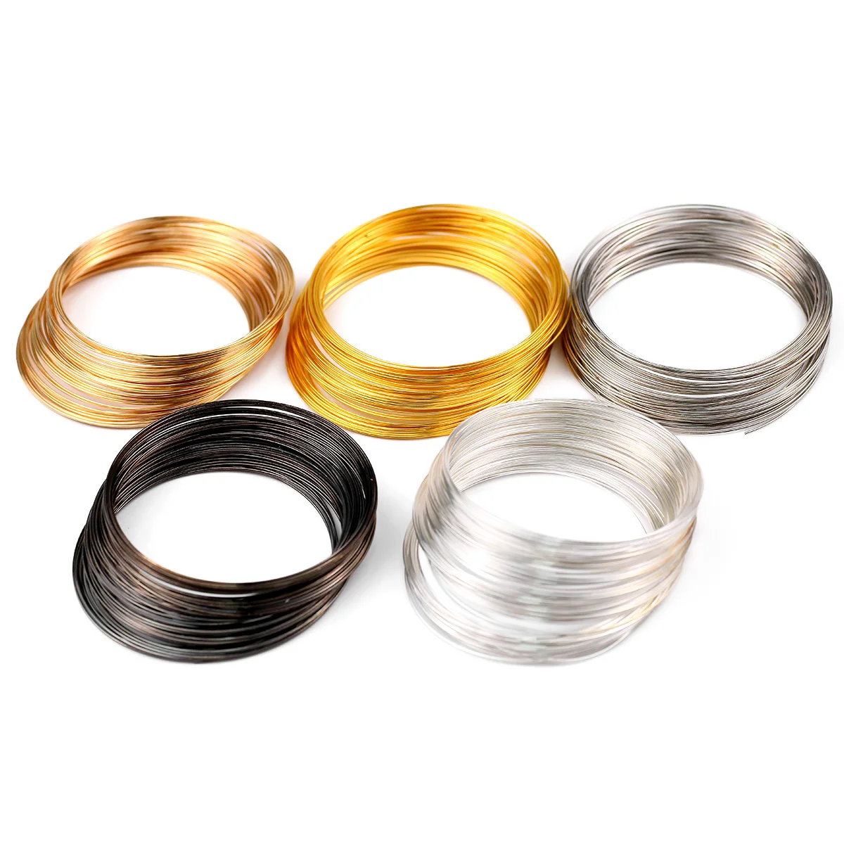 Memory Steel Wire 50Loops/Lot 0.6mm For Jewelry Making Supplies Necklace Bracelet Chain Handmade DIY Findings Accessories