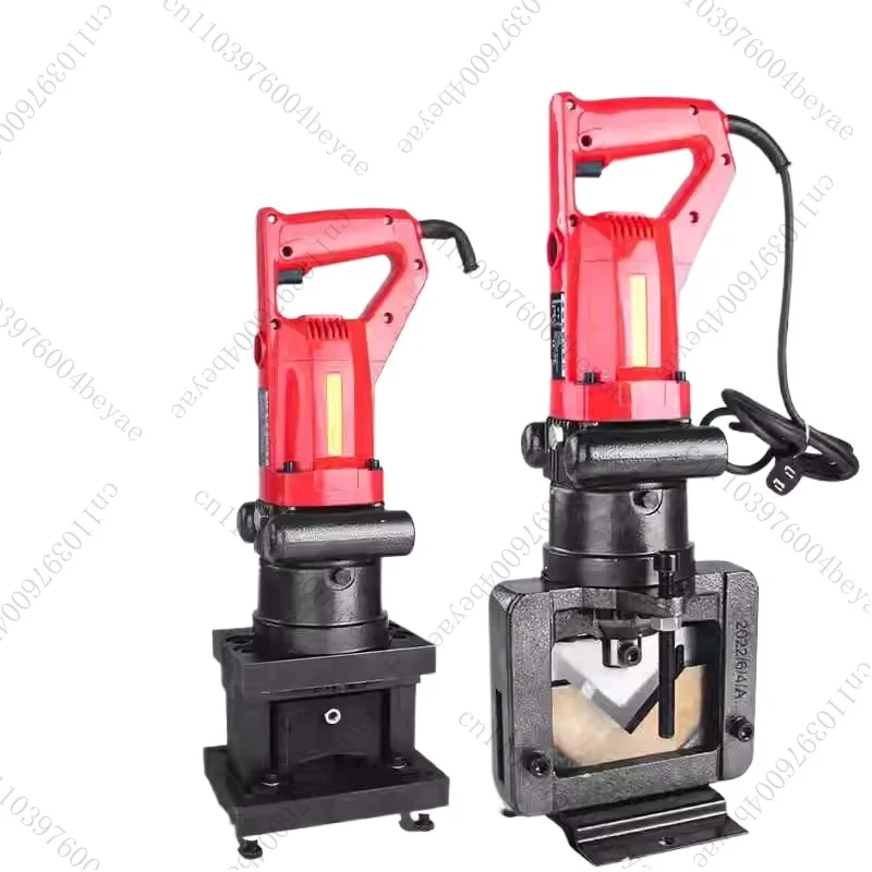 MH-60 Electric Hydraulic Angle Steel Cutting Machine Processing 3-6 Angle Iron Cutting Machine Portable Angle Iron Shearing