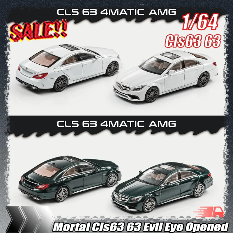 new-mortal-1-64-cls63-63-evil-eye-opened-simulation-alloy-miniature-die-cast-car-model-customized-children's-toys-gifts-ornament