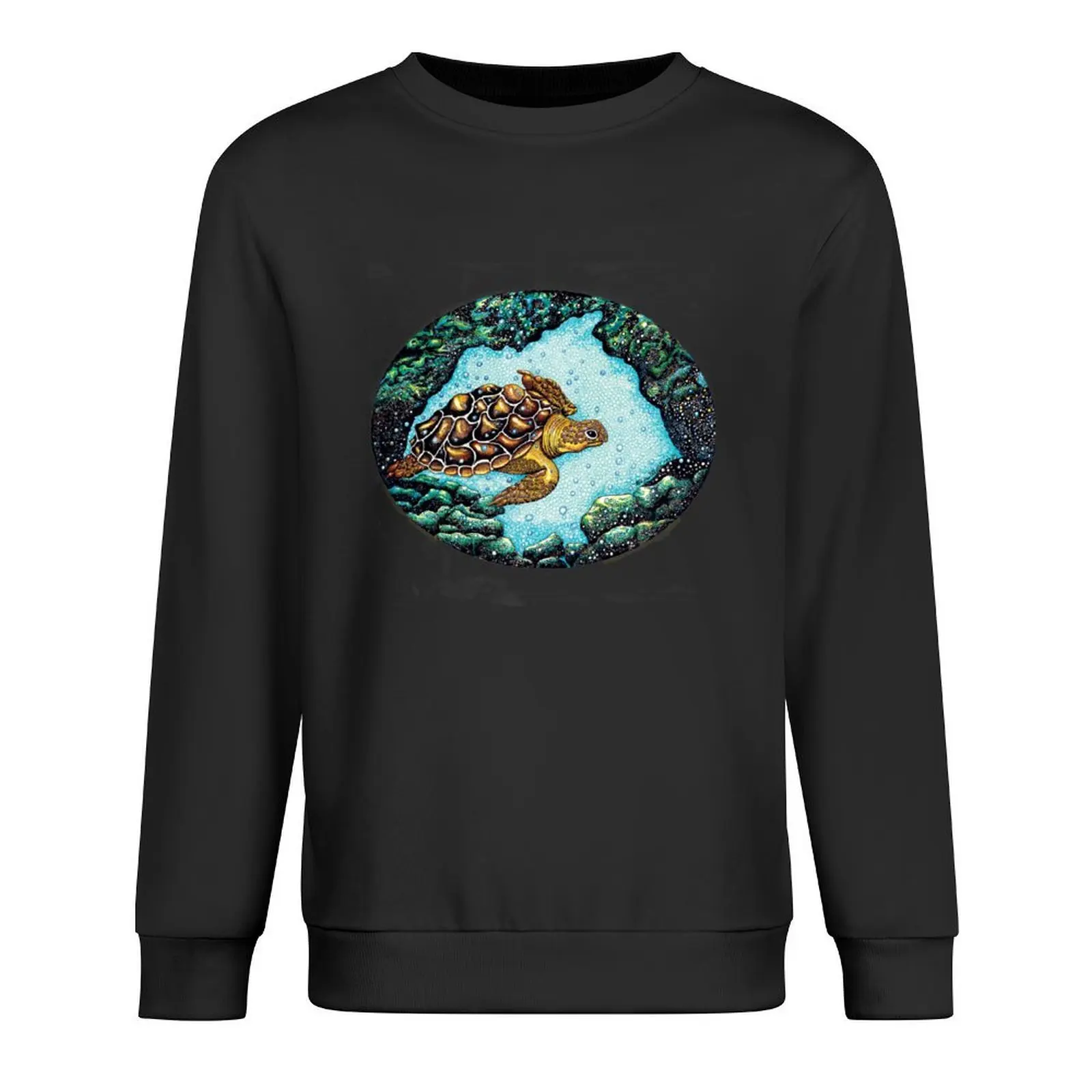 

Sea Turtle Pullover men's clothing male clothes autumn clothes men clothing sweatshirt men