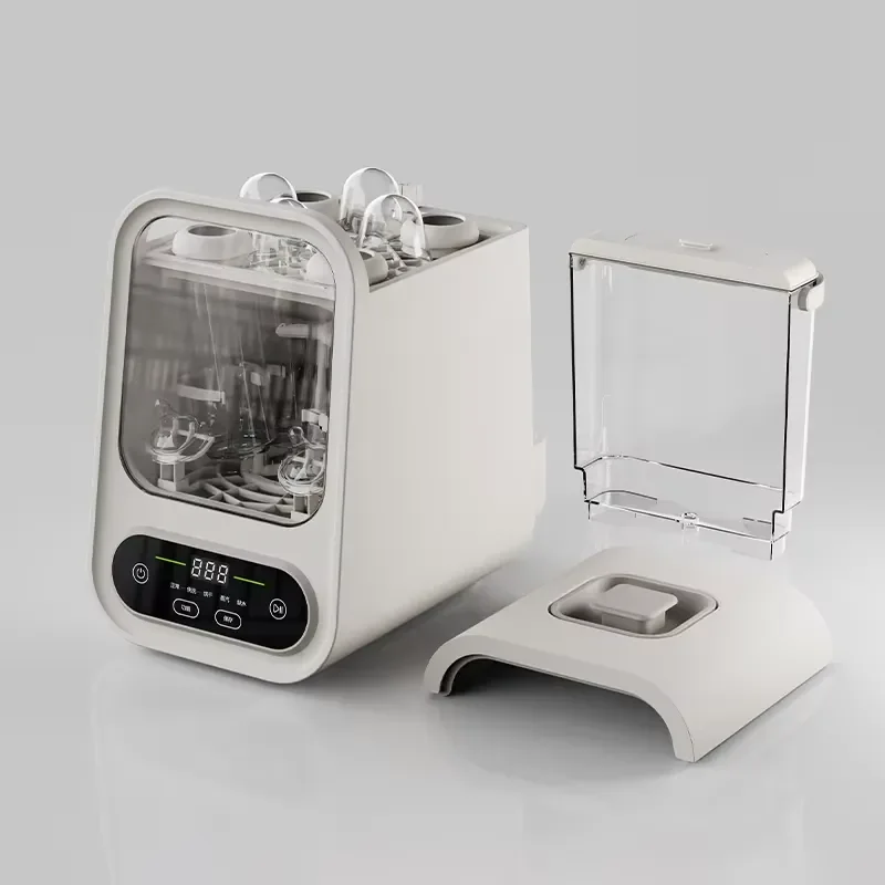 for All-in-One Smart Electric Aluminum Auto Baby Bottle Washer Dryer Sterilizer Warm Milk Disinfection Home Use Care Machine view 3