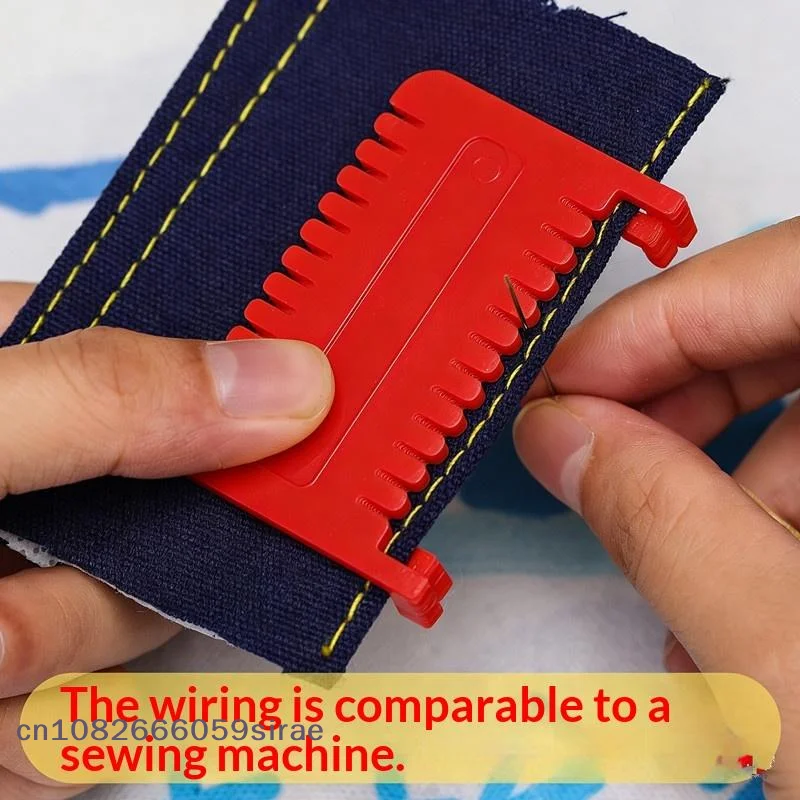 （CC44）Sewing Guide Template For Consistent Stitches Spacing Precision Sewing Tool For Fabric Embroidery Leather Craft