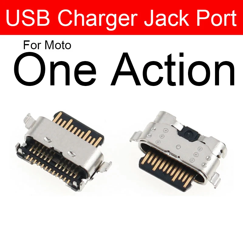 Connecteur de prise de charge USB, port S6 pour Motorola Moto One Vision Action, Macro Hyper Power ktPlus P30 Note G Play Edge