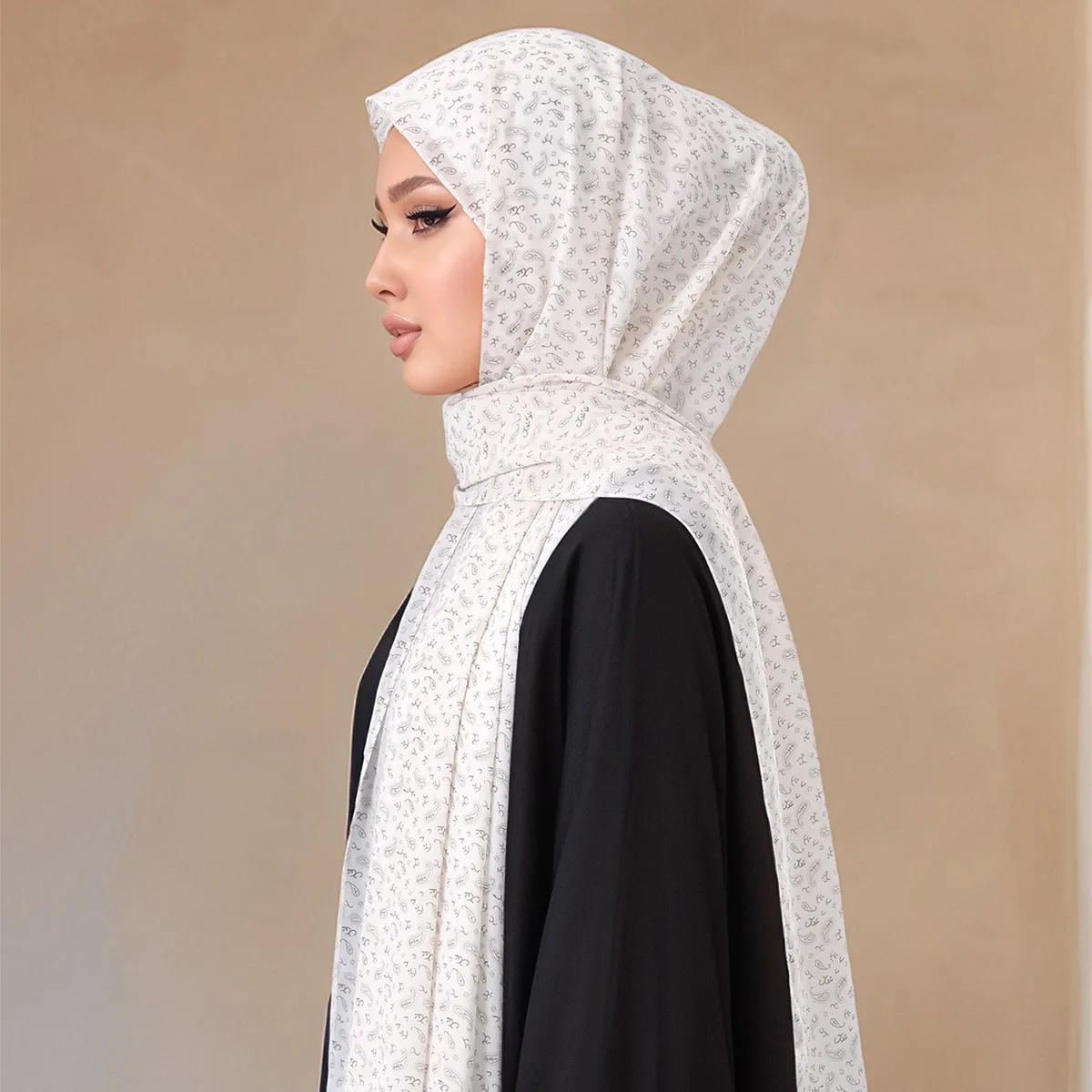 New Hot Sale Paisley Chiffon Long Scarf, Versatile Fashion Ethnic Women's Lightweight Comfortable Turban Headwrap Cross Border
