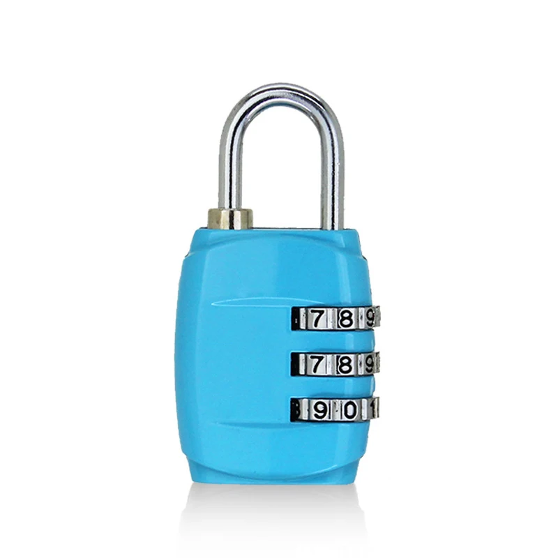 1/2PCS Luggage Travel Lock 3 Dial Digit Password Lock Combination Suitcase Luggage Metal Code Password Lock Padlock