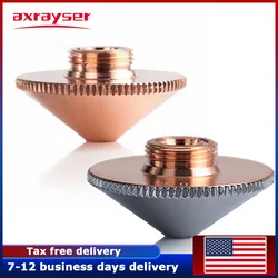 Raytools Laser Nozzles Single Double Layer Dia.32mm M14 Caliber 0.8-4.5mm for Fiber Laser Cutting Machine BT240 BM114 BM110 etc.