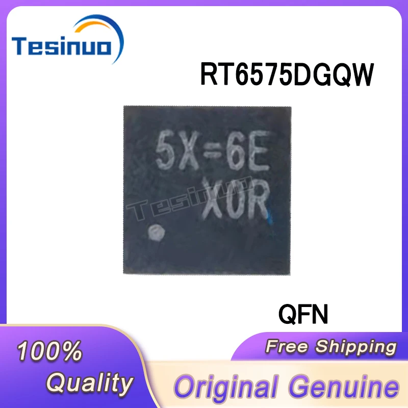 5/PCS New Original RT6575DGQW 5X=1J 5X=1E 5X=2K 5X=  QFN20 Switching regulator chip In Stock