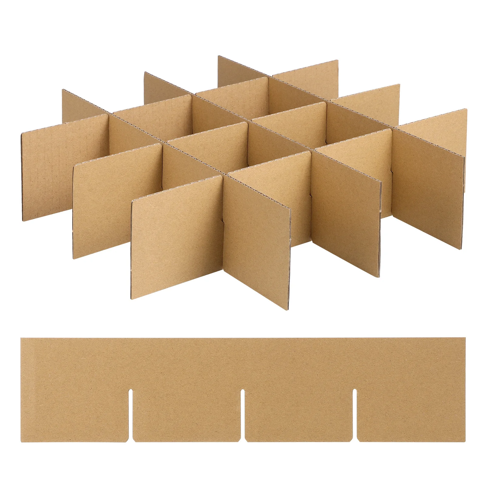 

1Set Cardboard Boxes Divider Kit Easy Install Protection Panels for Glass and Dishes Moving Packing Safe Transit Solutions