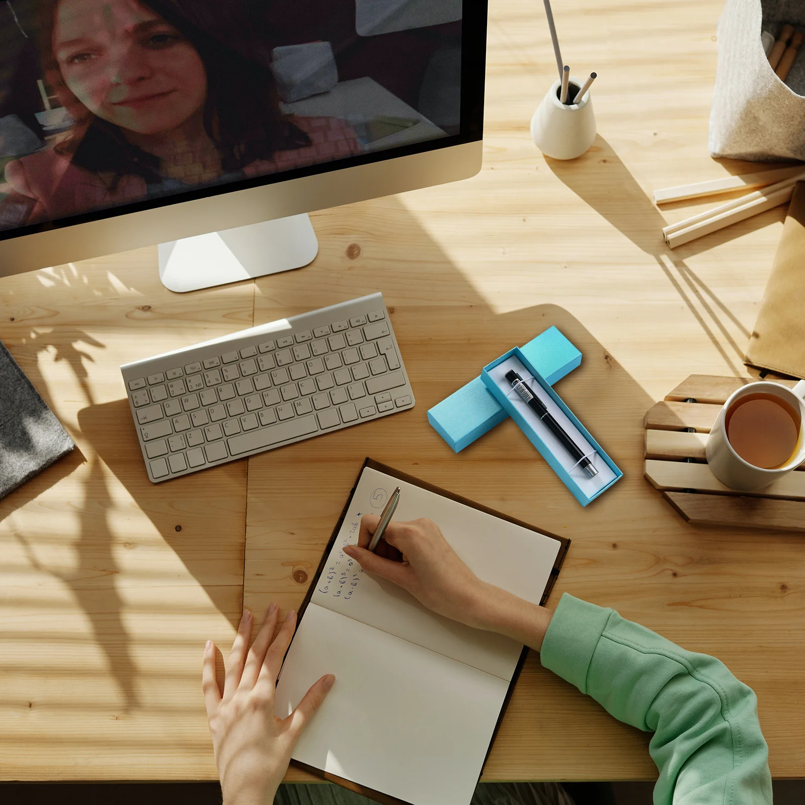 

5 Pcs Stationery Gift Box Pen Boxes Container for Bookmarks Rectangle Cardboard Student