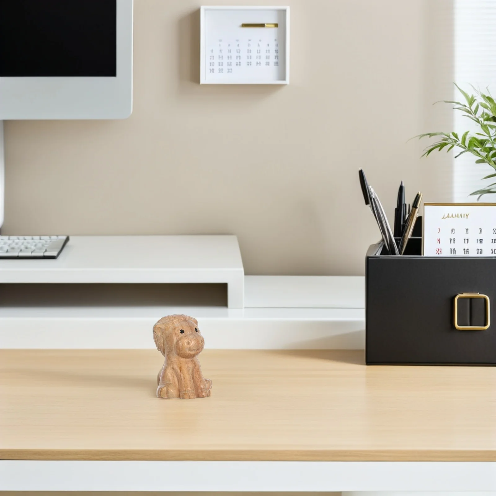 

Mini Hand Carved Horse Wood Statue Chinese Zodiac 2026 Lucky Symbol for Home Desk Feng Shui Decor Office Space Cultural Gift