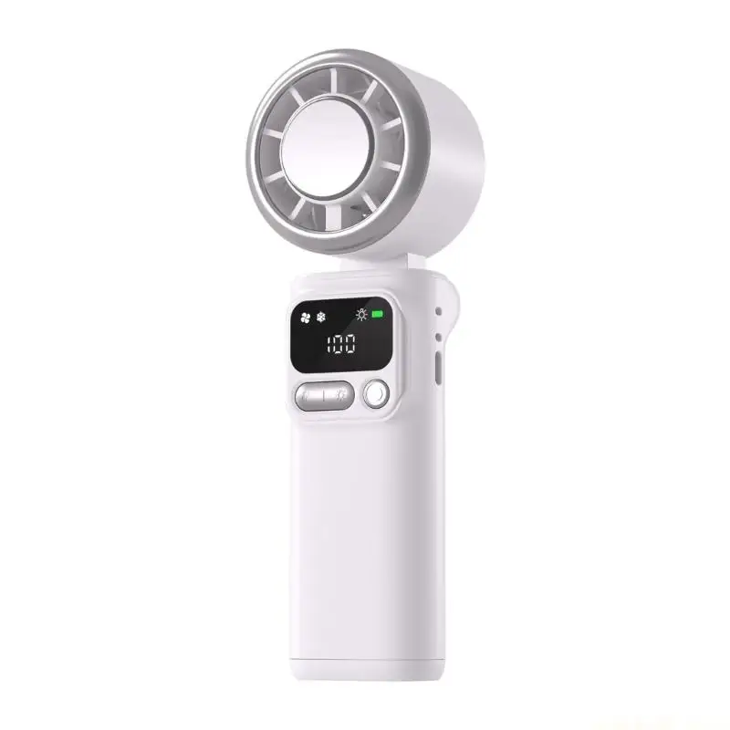 Portable Handheld Fan 199 Speed Cooling USB Rechargeable Fan for Travel