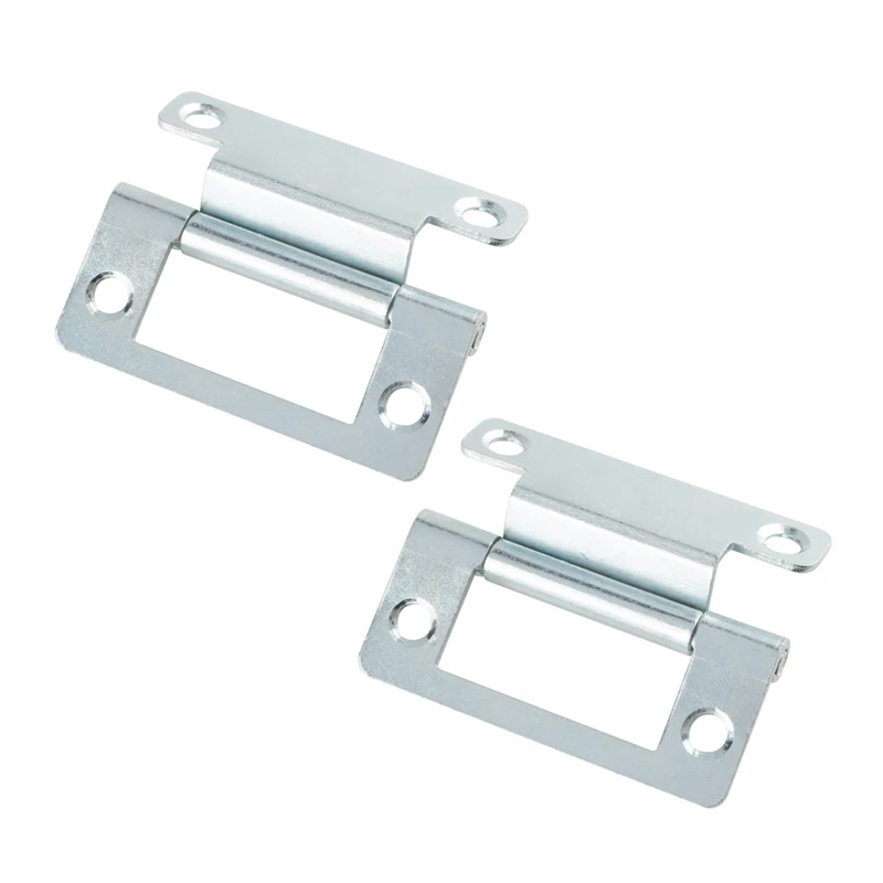 

2PCS Folded Hinges For Room Door Toolbox Cupboard Cabinet Wooden Box Accessories Metal Durable Easy To Install 50*23*10mm