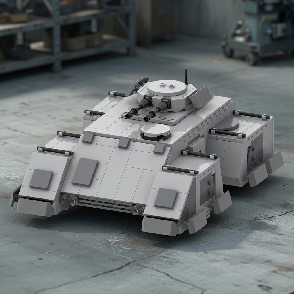 MOC Galactic Empire Heavy Armored APC Building Blocks Sci-Fi Military Tank Bricks DIY Construction Model Adult Gift