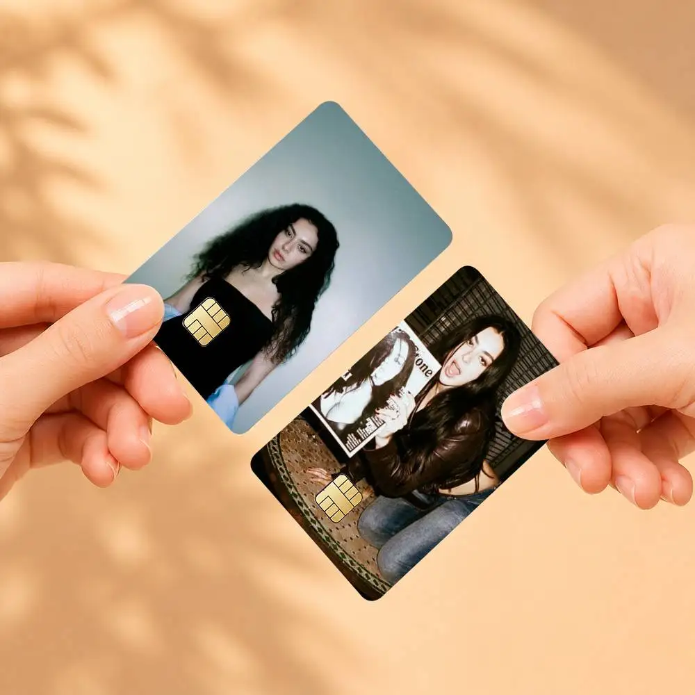 C-Charli XCX Retro Pop Style Sticker Film Tape Skin for Credit Card Debit Card Waterproof Stickers