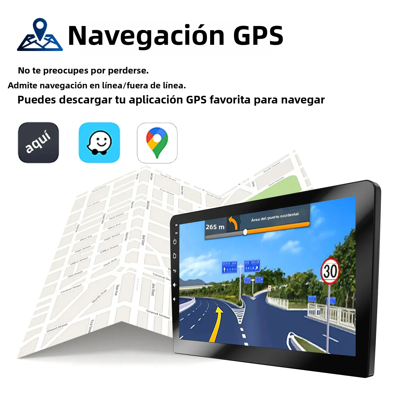 ESSGOO 2 Din Radio de coche Carplay Android Auto 7 9 10 pulgadas 4G 64G reproductor Multimedia Universal DSP FM RDS AHD GPS WIFI Autoradio 3