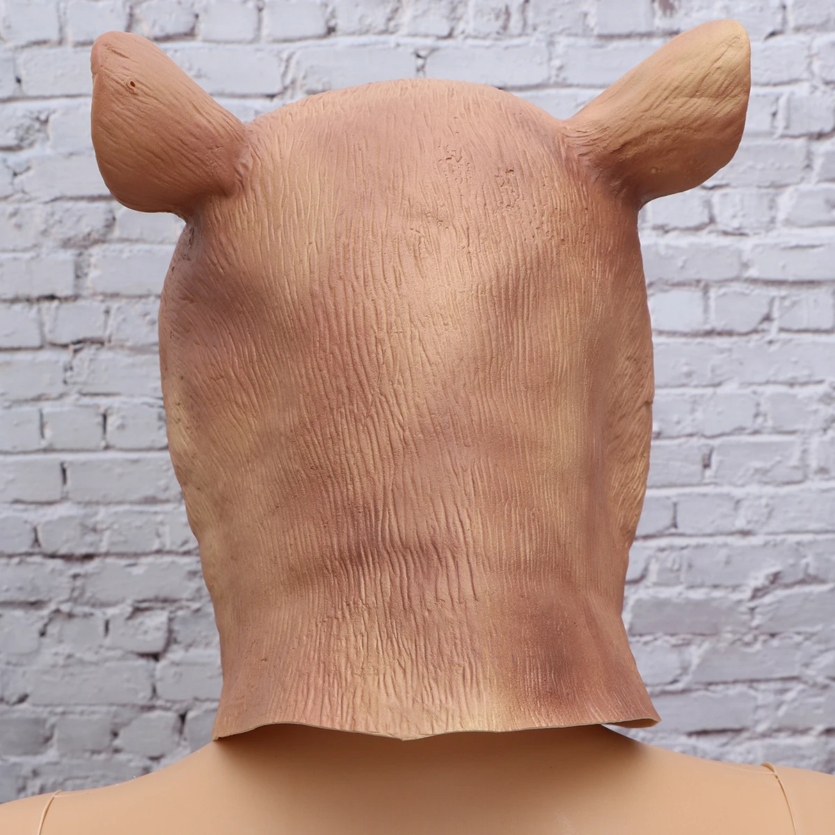 

1Pc Halloween Animal Shape Mask Fancy Emulsion Dress Party Squirrel Shape Props Squirrel Headgear Head Cover for Party