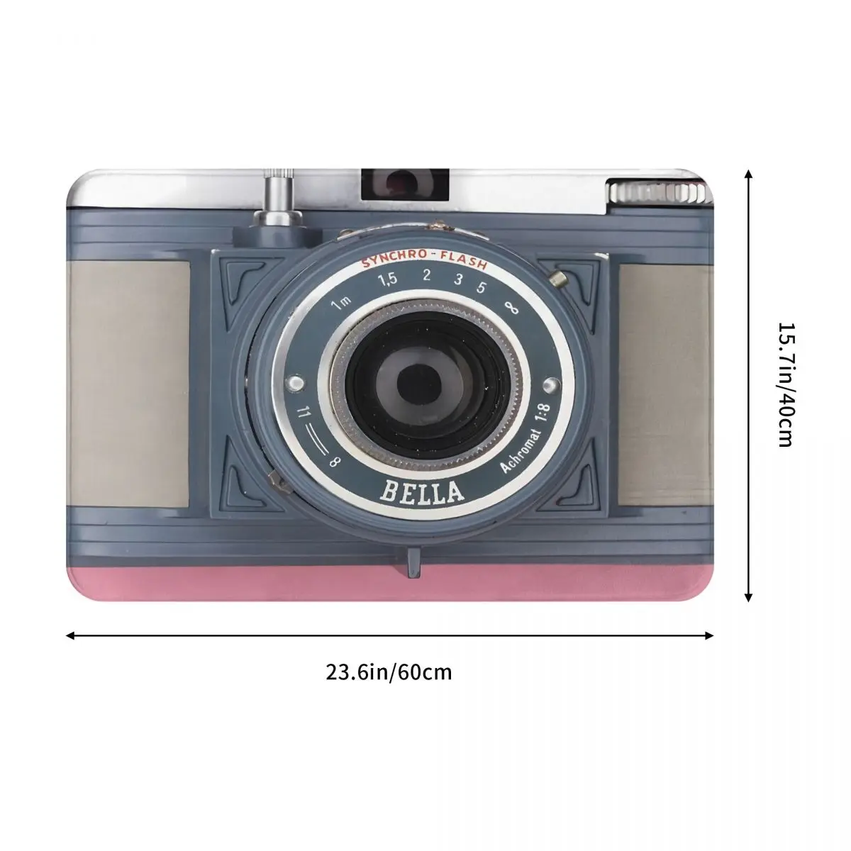 Vintage Retro Retro Camera Non-slip Doormat Carpet Bath Kitchen Mat Outdoor Flannel Decor