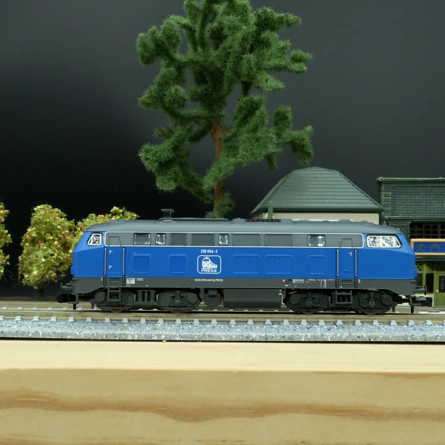 FLEISCHMANN N-type 1/160 BR218 Diesel Locomotive 7360022/7370022 DCC/DC Two Options Blue Train Model Boy Toy Gift
