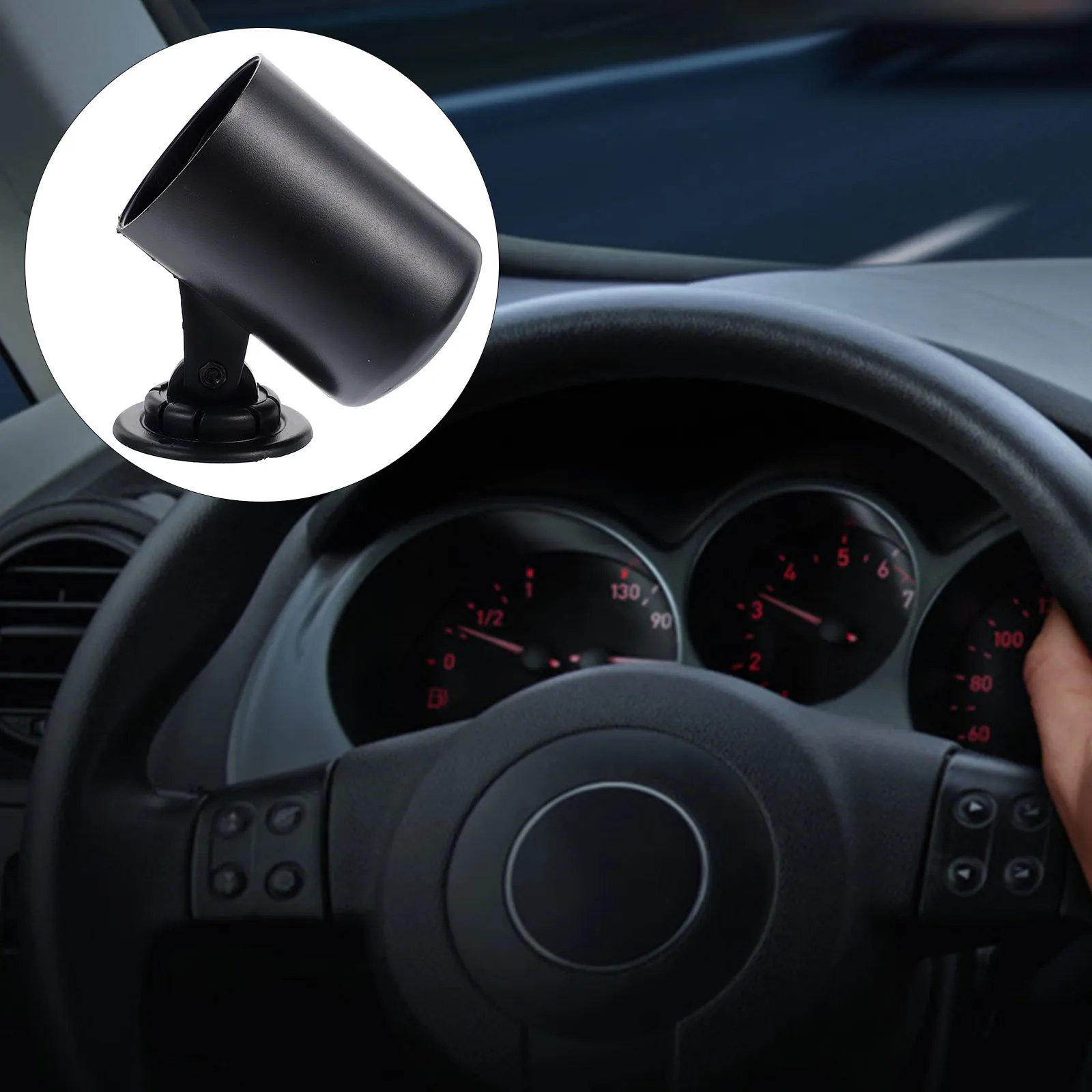

Speedometer Bracket Durable Solid Material 360 Degree Rotation Easy Install Multi Purpose Car Instrument Mount