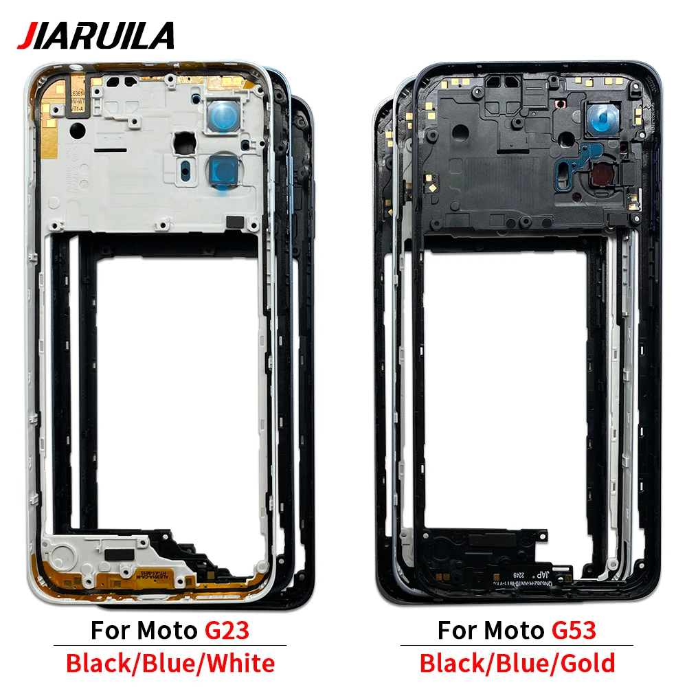 NEW Back Cover Middle Frame Holder Housing For Moto G04 G23 G34 G53 G54 G62 G72 G73 Middle Frame Repair and Replacement Parts image 5