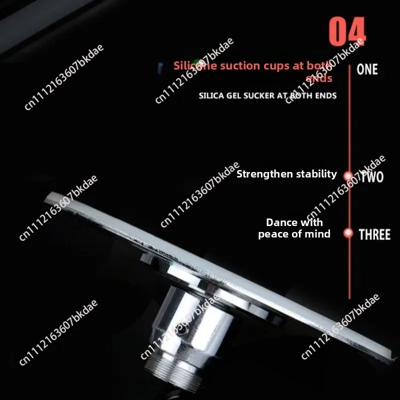 Punching Expansion Screw Steel Pipe Dancing Steel Pipe Rotating and Fixing Portable Household Silver Pipe Dancing Rod Abdominal