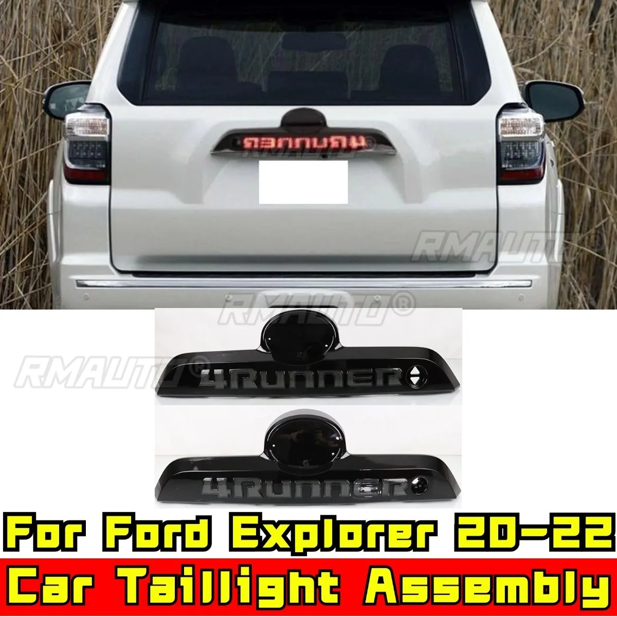 For Toyota 4Runner 2013-2022 Rear LED Taillight Taillamp Tailgate light Assembly Wide Light Corner Lamp