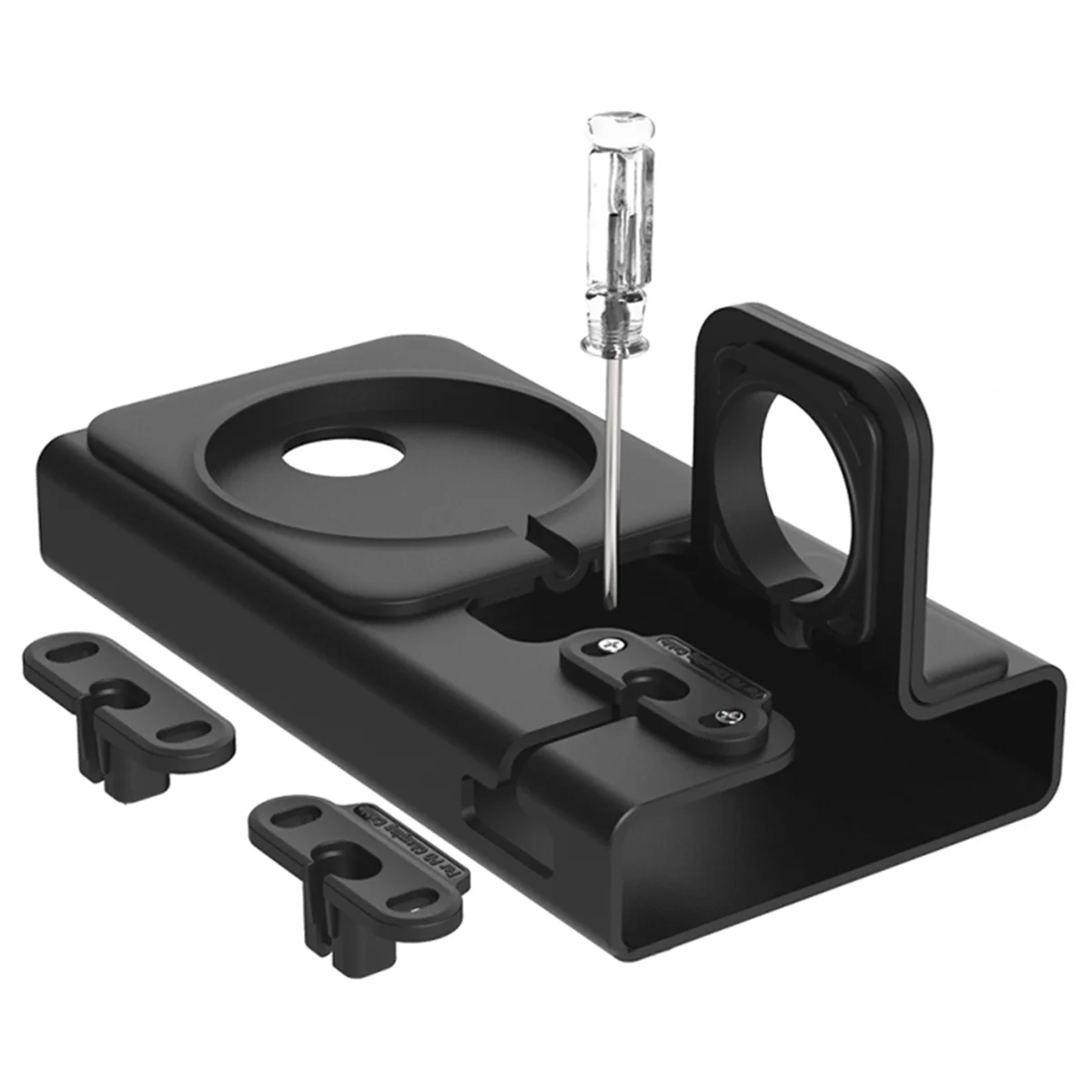 ABGV Aluminum Alloy Mobile Phone Desktop Stand, Suitable for , Airpod Pro Three-in-One Aluminum Alloy Charging Stand B