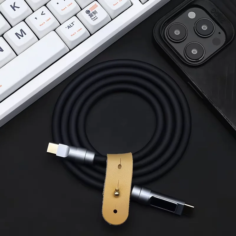 240W Liquid Silicone USB C To Type C Fast Charging Cable 3m 2m Type-C Cable For IPhone 17 16 15 Pro Max MacBook iPad Samsung