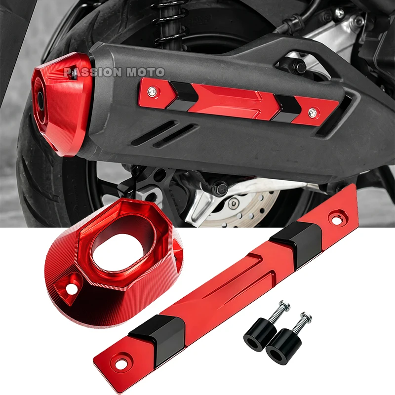 

For Honda PCX160 PCX125 PCX 160 125 pcx160 2021-2025 Motorcycle Accessories Exhaust Pipe Protection Guard Cover Port Protective