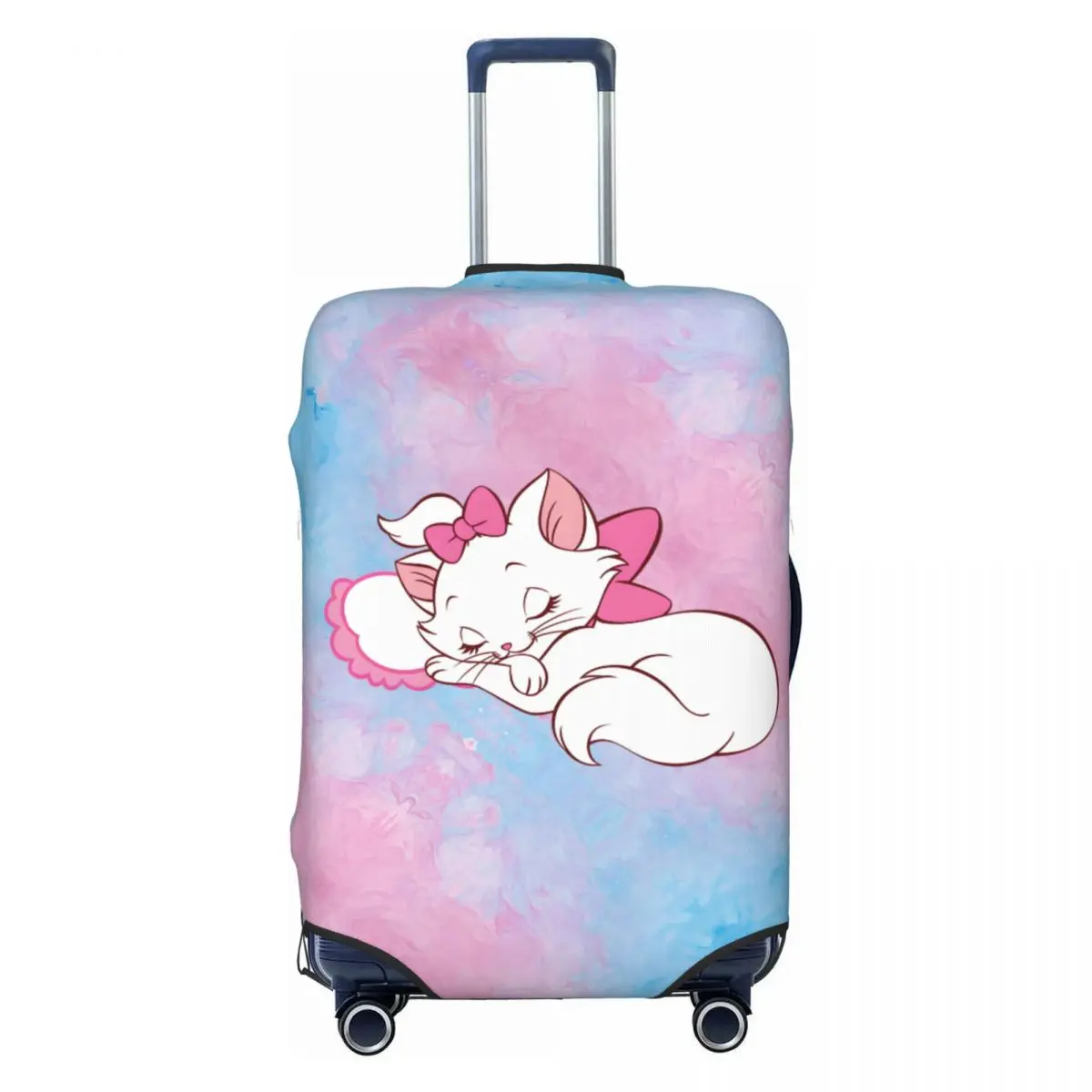 

Custom Funny Marie Kitten Sleep Luggage Cover Protector Fashion Travel Suitcase Covers for 18-32 Inch