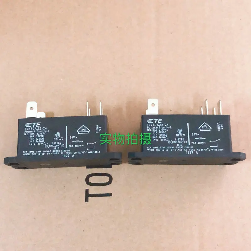5PCS TE T92S7A22-24 relay original