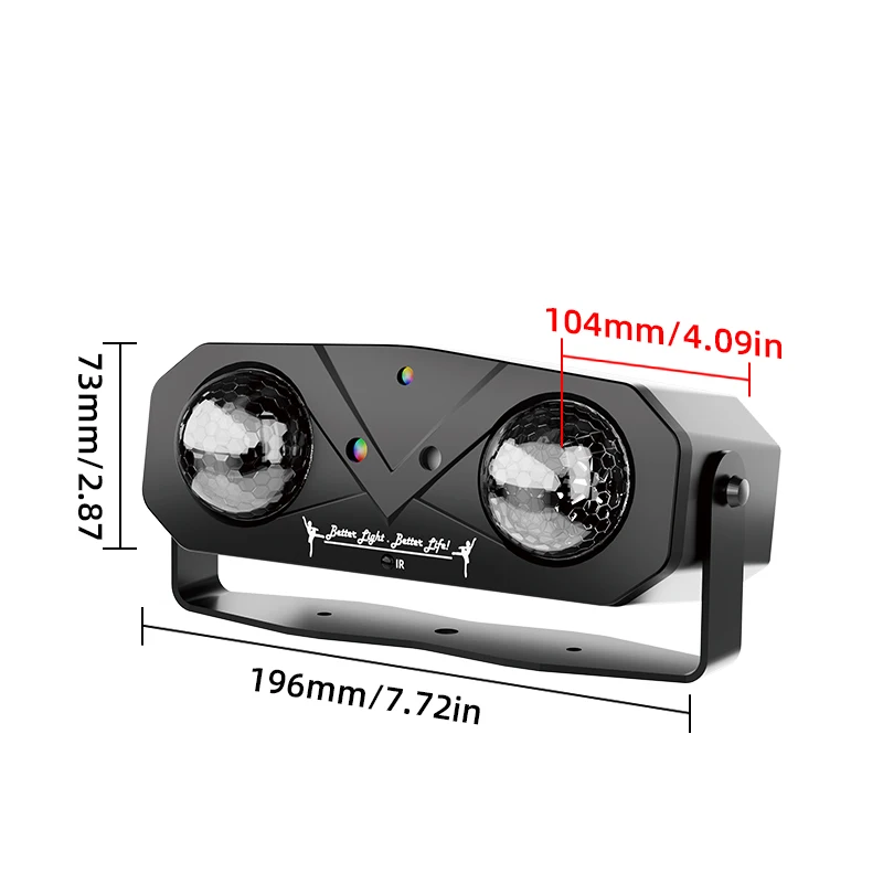 Party Light Disco Ball Light Dj Light Disco Light Ocean Light Star Light Projector Dance Light Sound Activated with Remote Contr