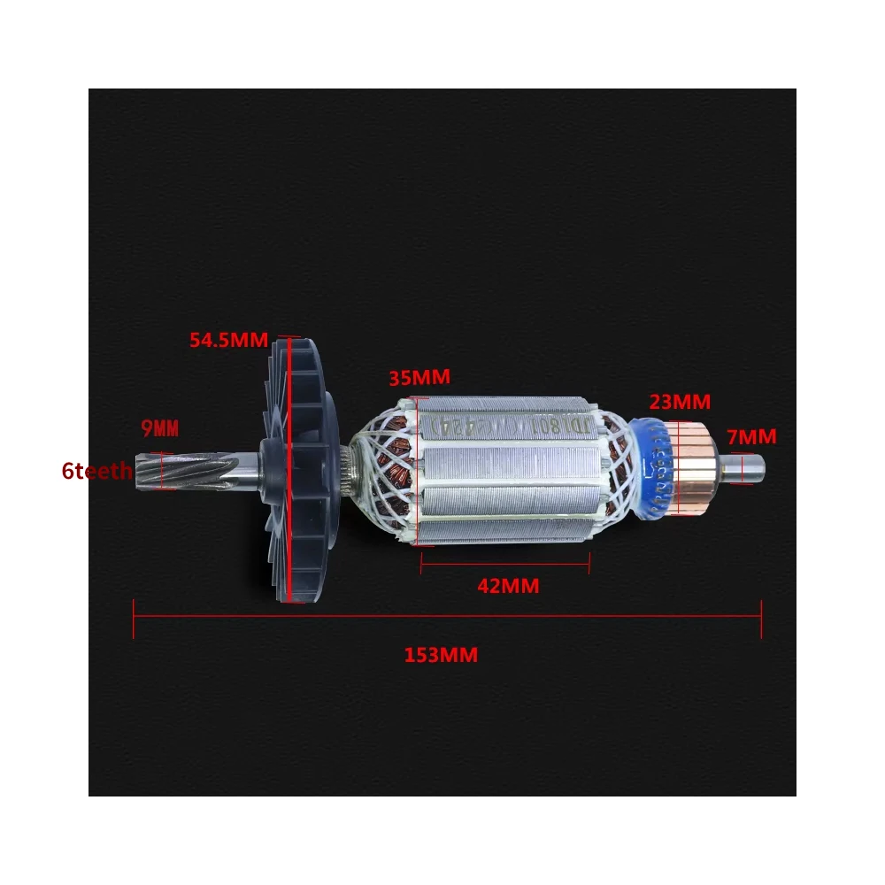 for Bosch GBH2-24DRE electric hammer specialized electric hammer rotor 5/6 tooth rotor impact drill premium rotor accessories