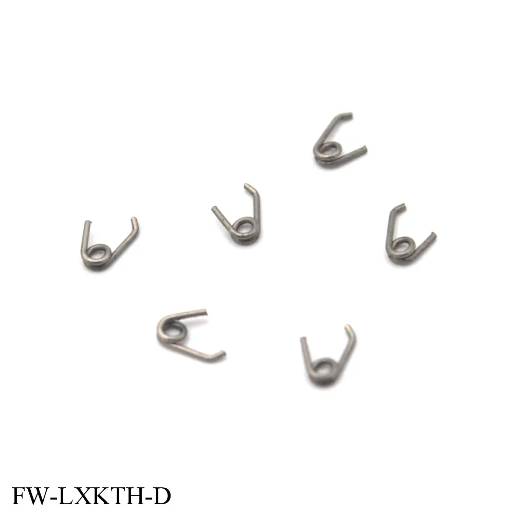 20pcs Jewelry Lobster Clasps Mini Torsion Spring Lobster Clasps Wire 0.4mm 316 Stainless Steel Mini Spring