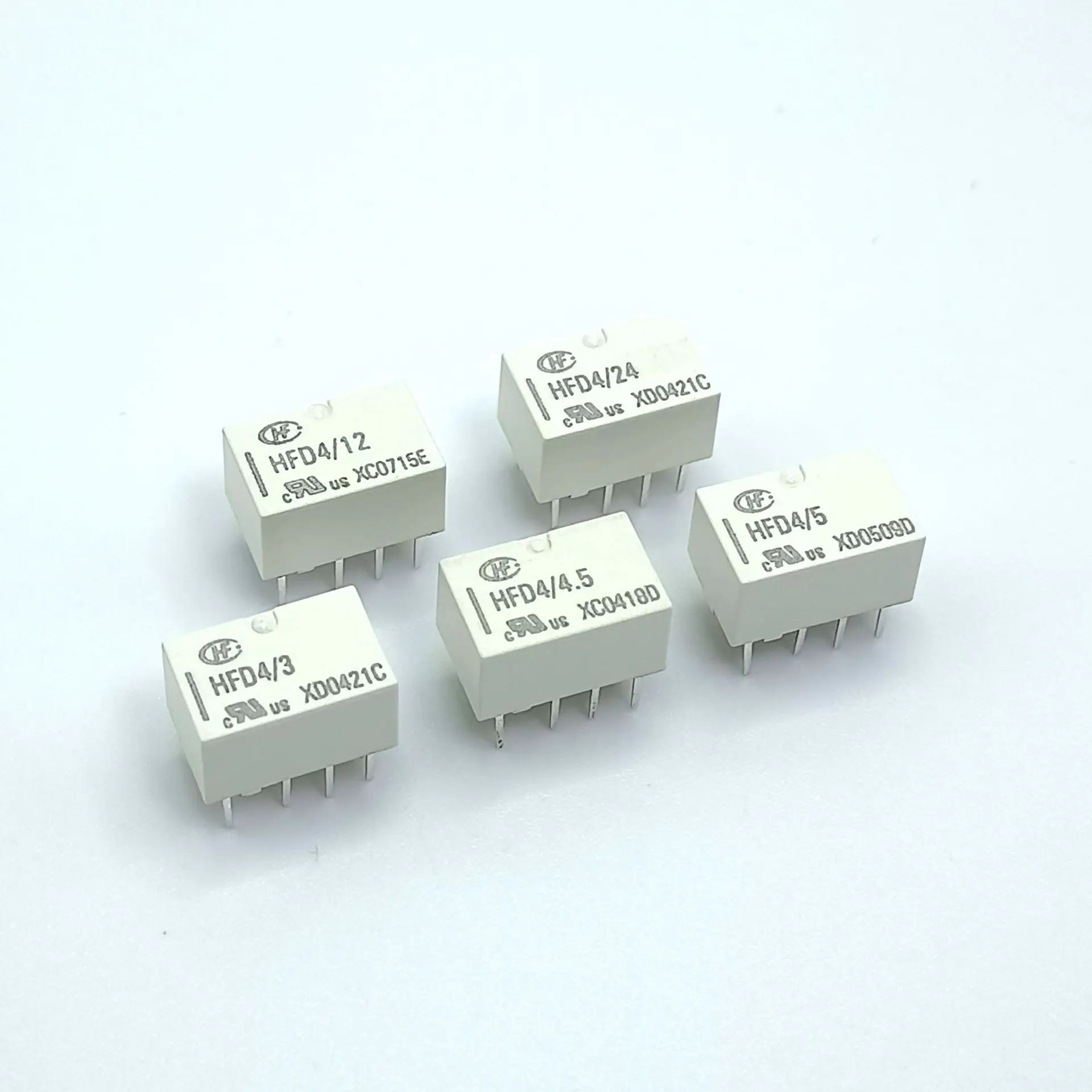 10PCS/Lot HFD4/12 macro single steady-state signal relay Dual in-line HFD4/5 two-group conversion 8-pin HFD4/24