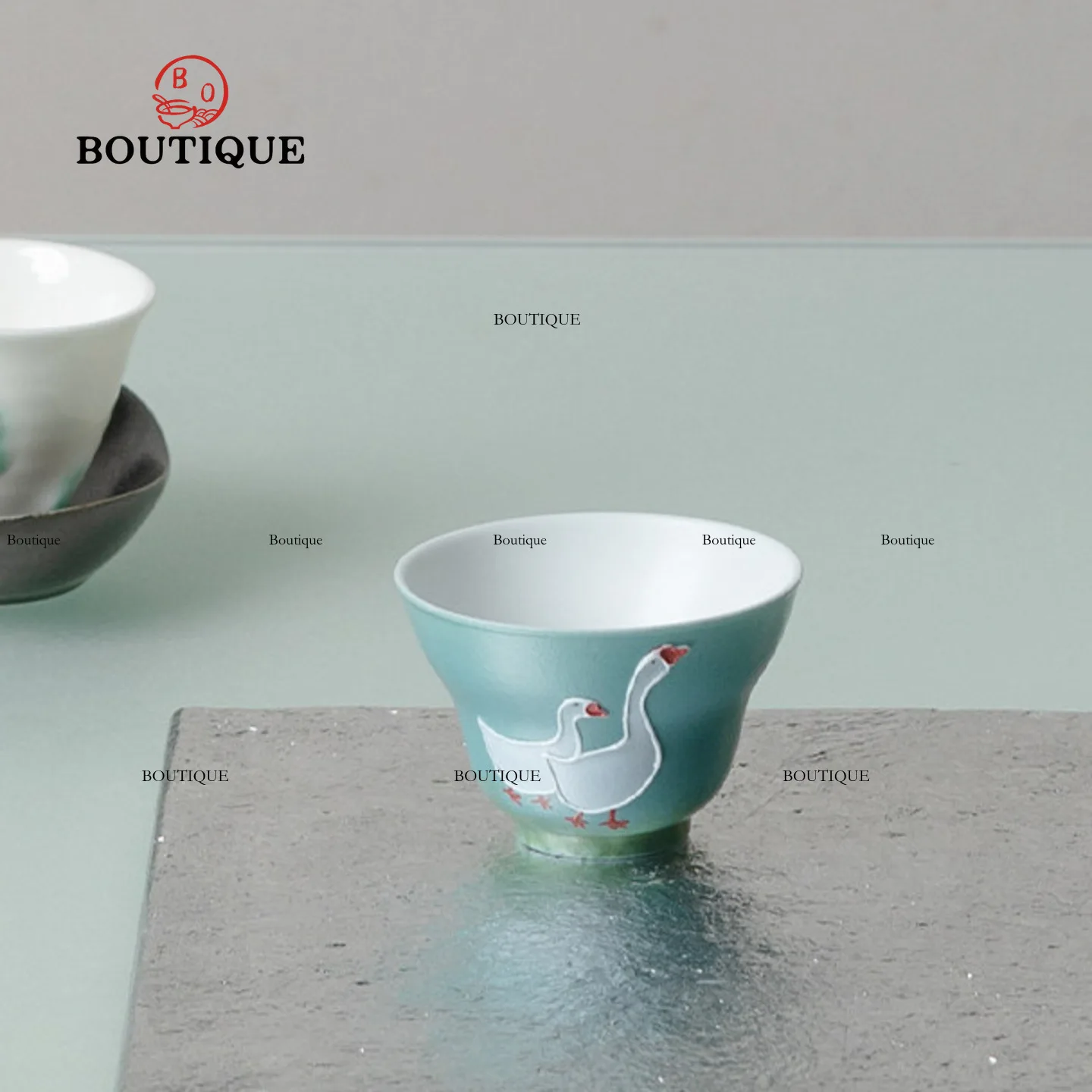 Hand-Painted White Goose Tea Cup Ceramic Cups Creative Kung Fu Set For Tea Tasting Teacups Puera Jingde Town Drinking Ceremony