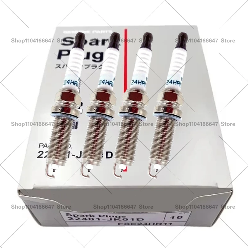 

4/6 шт. 22401-JK01D FXE24HR11 иридиевая свеча зажигания, подходит для Nissan 370Z для INFINITI M37 EX 37 QX50 3,7 22401JK01D