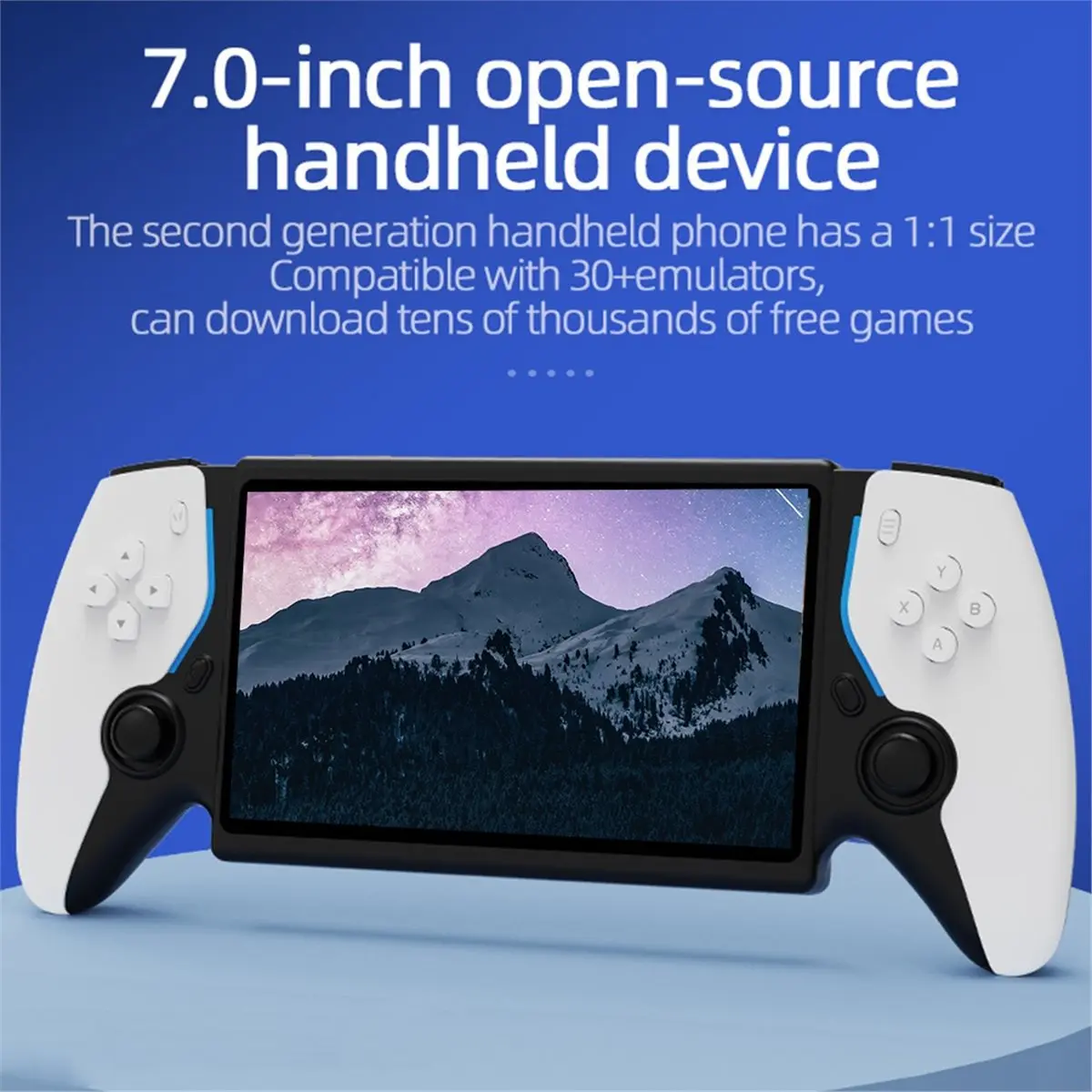 FLASH SALE-7-Inch Dual Joystick Handheld Game Console Pro Supports 30+ Emulators Ideal Gift for Gaming Enthusiasts B