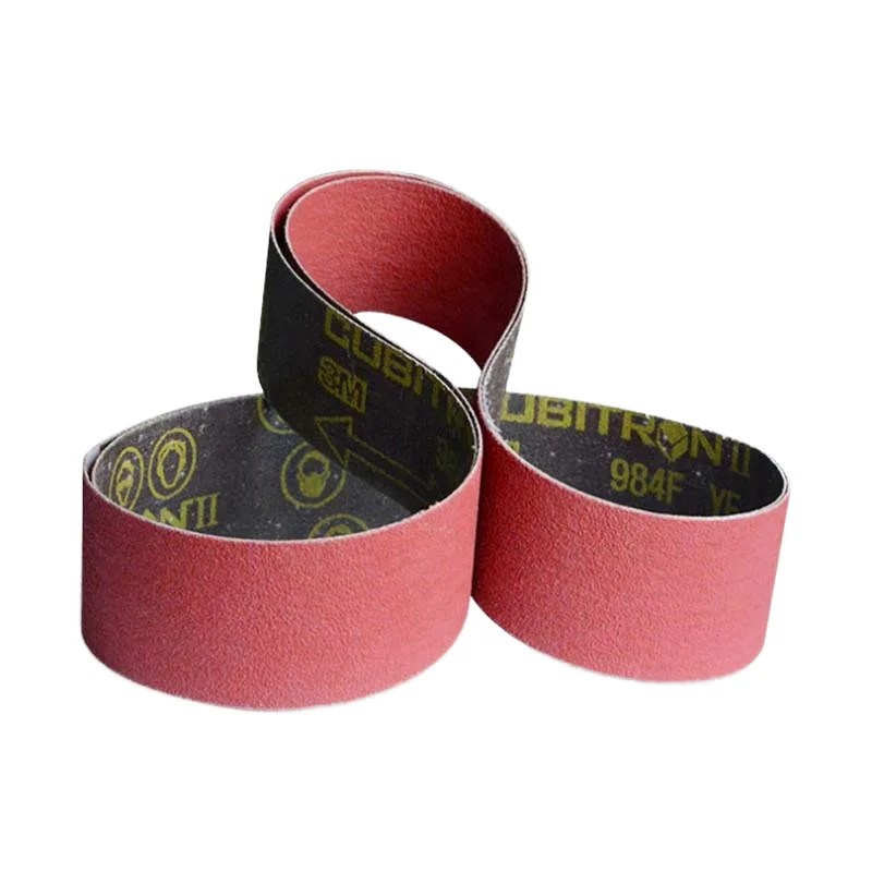 50*2100mm Ceramic 36/60/80 Grit Sanding Abrasive Belt For Wood Grinding And Polishing Weld Removal