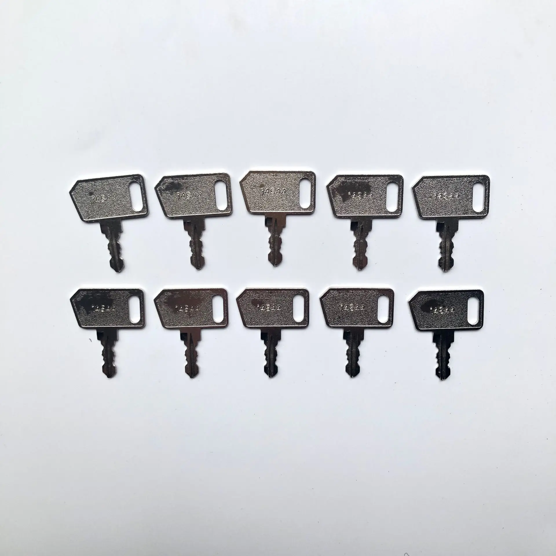 10pc Key 14644 Ignition Key Universal Fendt, Deutz, Excavator, Construction Machinery