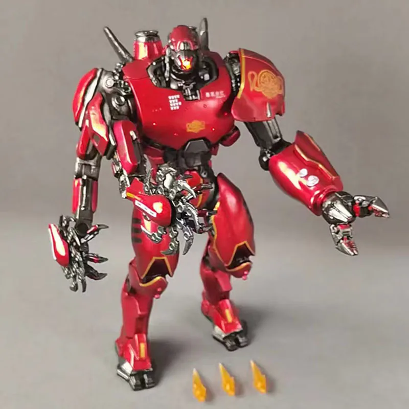 Figurka akcji Pacific Rim Mecha Model Crimson Typhoon Film Pacific Rim Figuras 18cm Kolekcja Ruchoma Figurka Model Prezent dla Dzieci