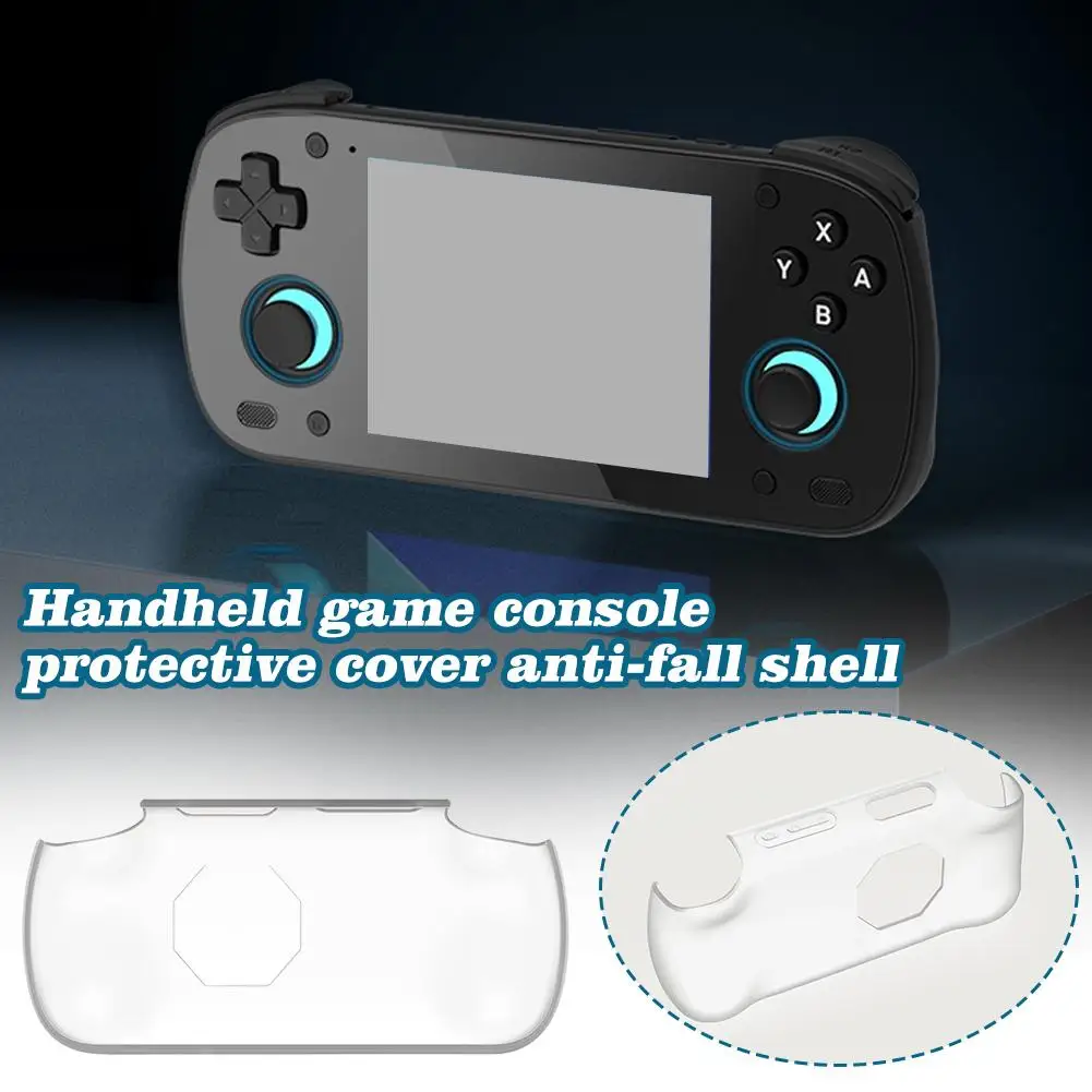 For Retroid Pocket Mini Bracket TPU Frosted Soft Grip Protective Handheld Cover Anti-fall RPmini Protective Case Shell Hand P4G1