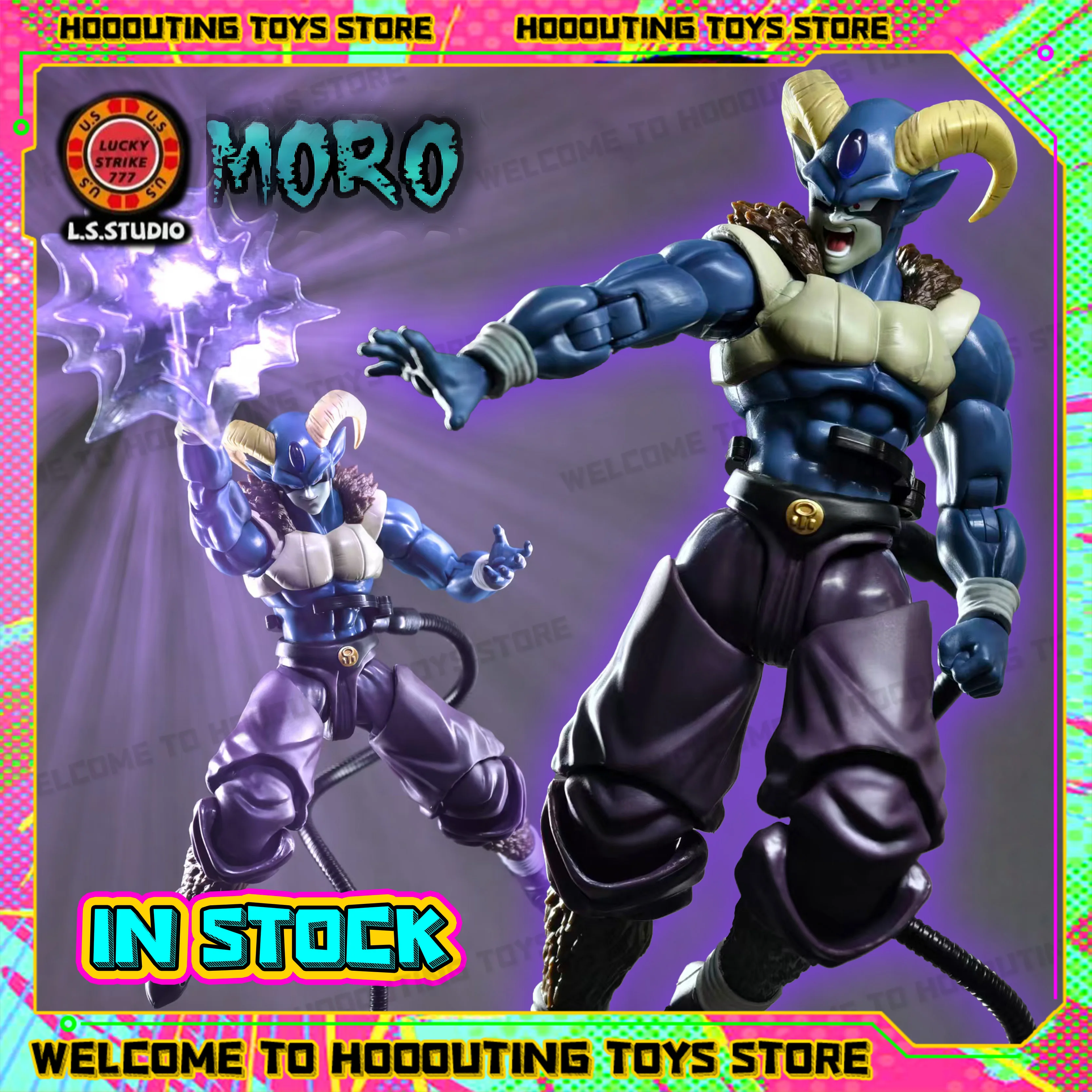 En Stock L.S.STUDIO Dragon Ball Super Moro figura de acción BREAKOUT KING Goku Vegeto Super Saiyan Moro figura de Anime juguetes de regalo para niños