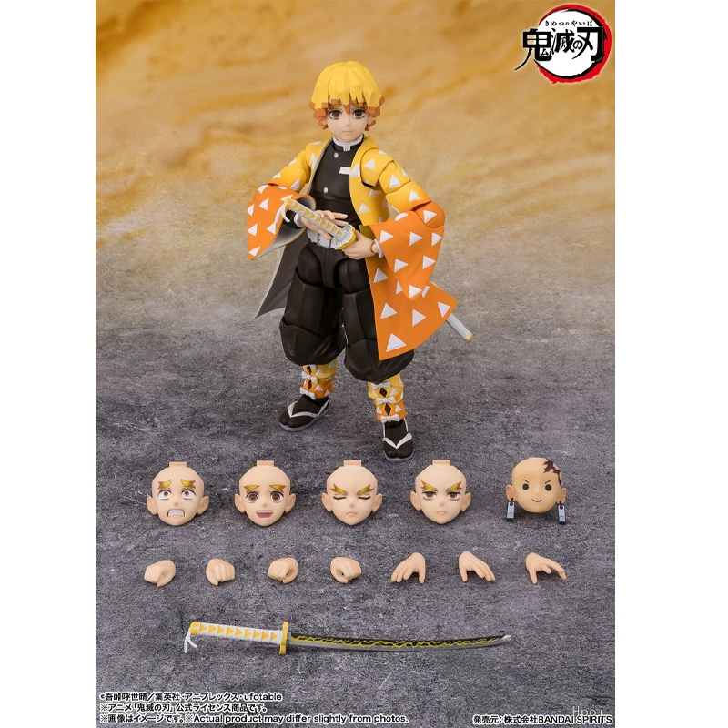 Original Bandai Banpresto Blade of Demon Destruction S.h.figuarts Kamado Nezuko Agatsuma Zenitsu Kamado Tanjirou Action Figure