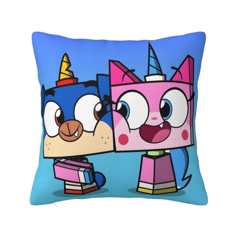 Роскошный чехол для подушки Unikitty на заказ, чехол для подушки в стиле аниме с изображением кота для дивана